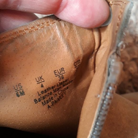 Franco Sarto leather ankle booties sz 6 - Picture 6 of 7